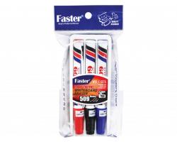 │WBE-F-SET5│MAGNETIC WHITEBOARD ERASER WITH 3PCS 509 WHITEBOARD MARKERS