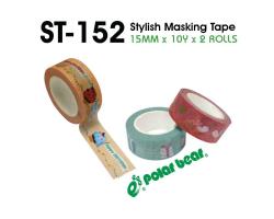 | ST-152 | PB STYLISH MASKING TAPE (15MM*10Y*2'R)