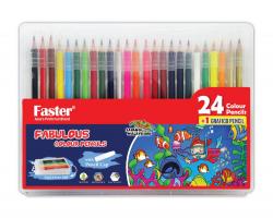 │CP-F-5025│ FABULOUS COL. PENCILS 24L WITH PENCIL