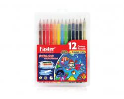 │CP-F-5013│ FABULOUS COL. PENCILS 12L WITH PENCIL