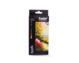 │AC-F-1206 │ ACRYLIC COLOUR 6ML 12 COLOURS